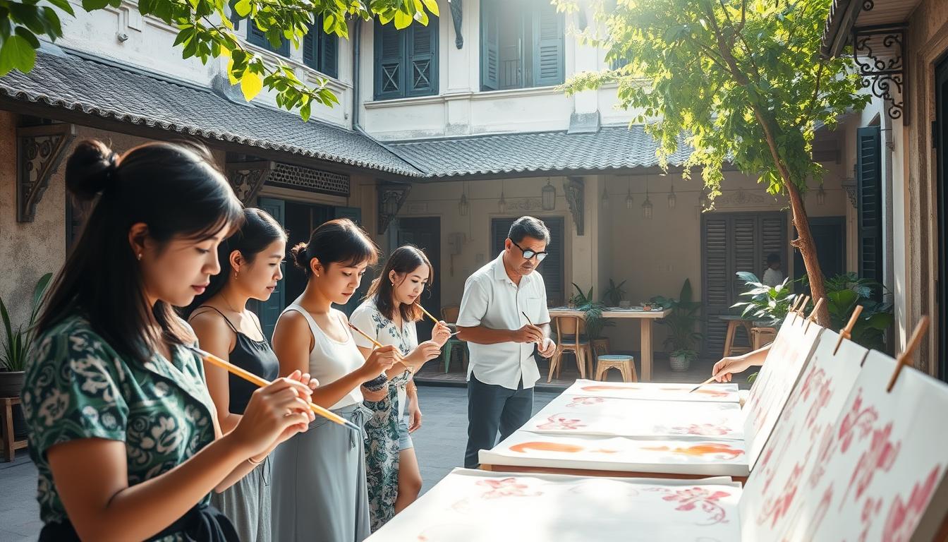 batik painting workshop in Singapore