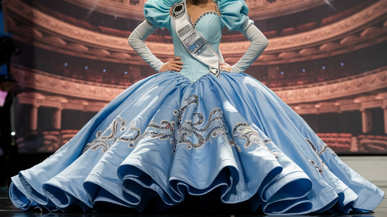 Pageant Dress Puffy Curlan