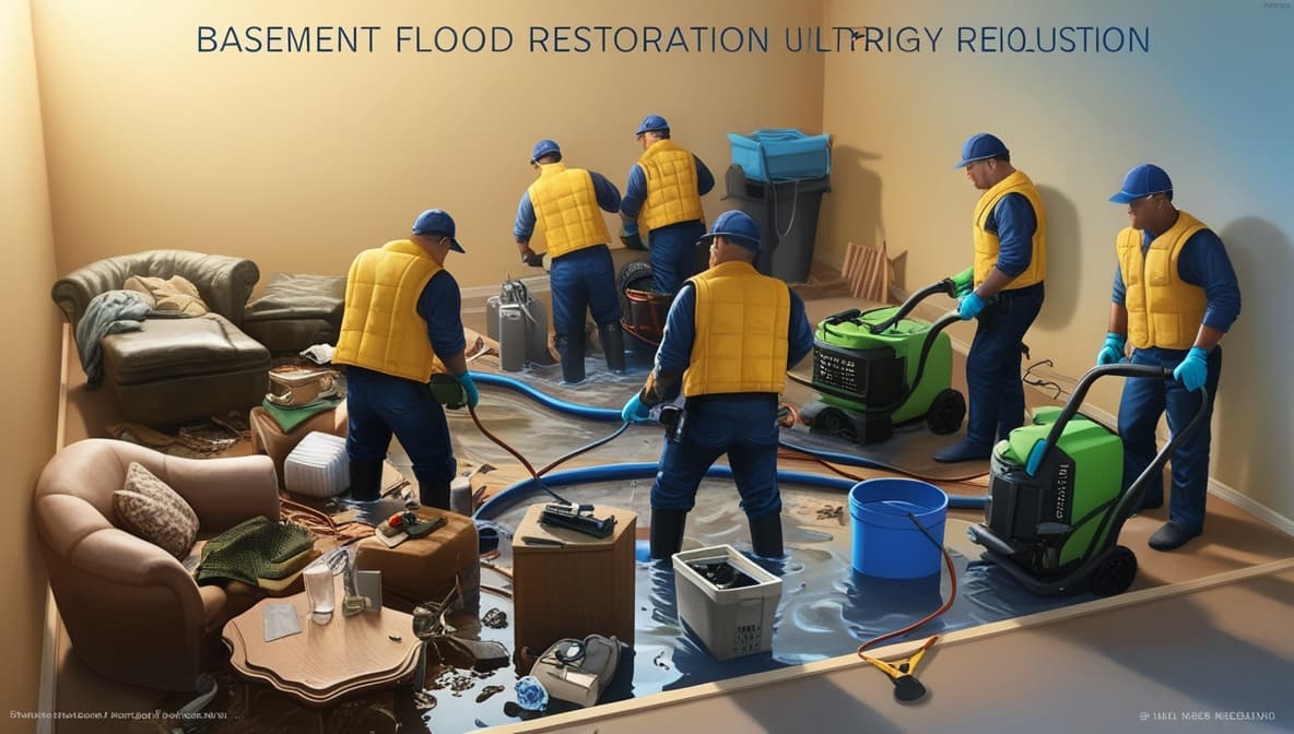 Basement flood restoration