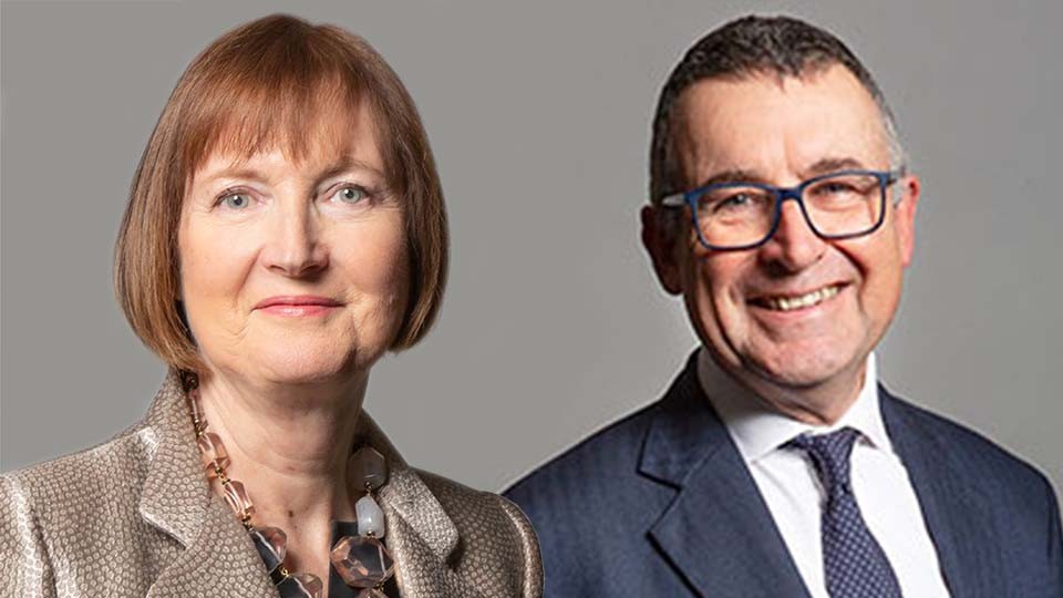 Harriet Harman and Sir Bernard Jenkin