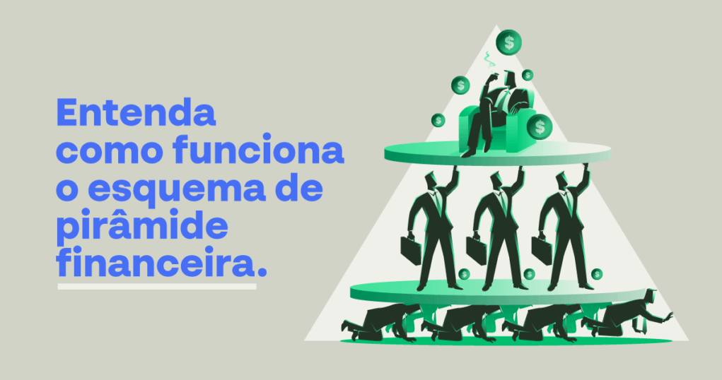 Arte mostra o que é o esquema de pirâmide financeira