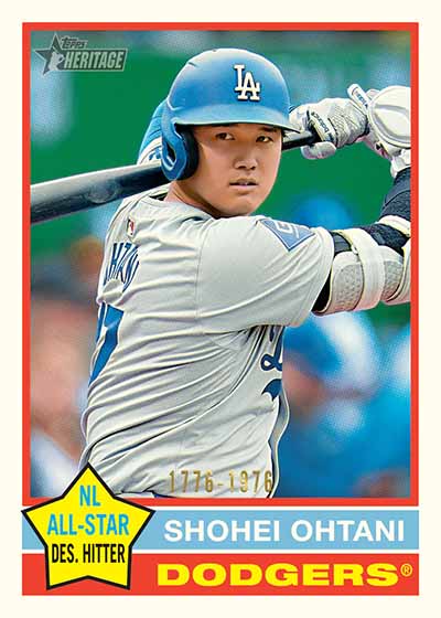 2025 Topps Heritage Baseball Shohei Ohtani