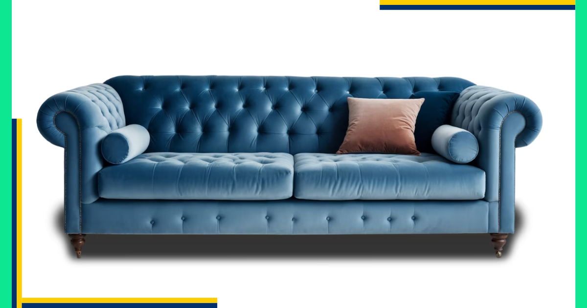 Chesterfield sofas are perfect for people who love modern design blended with vintage feel. Because of their tufted back and rolled arms, they infuse texture and luxury into any modern setup.