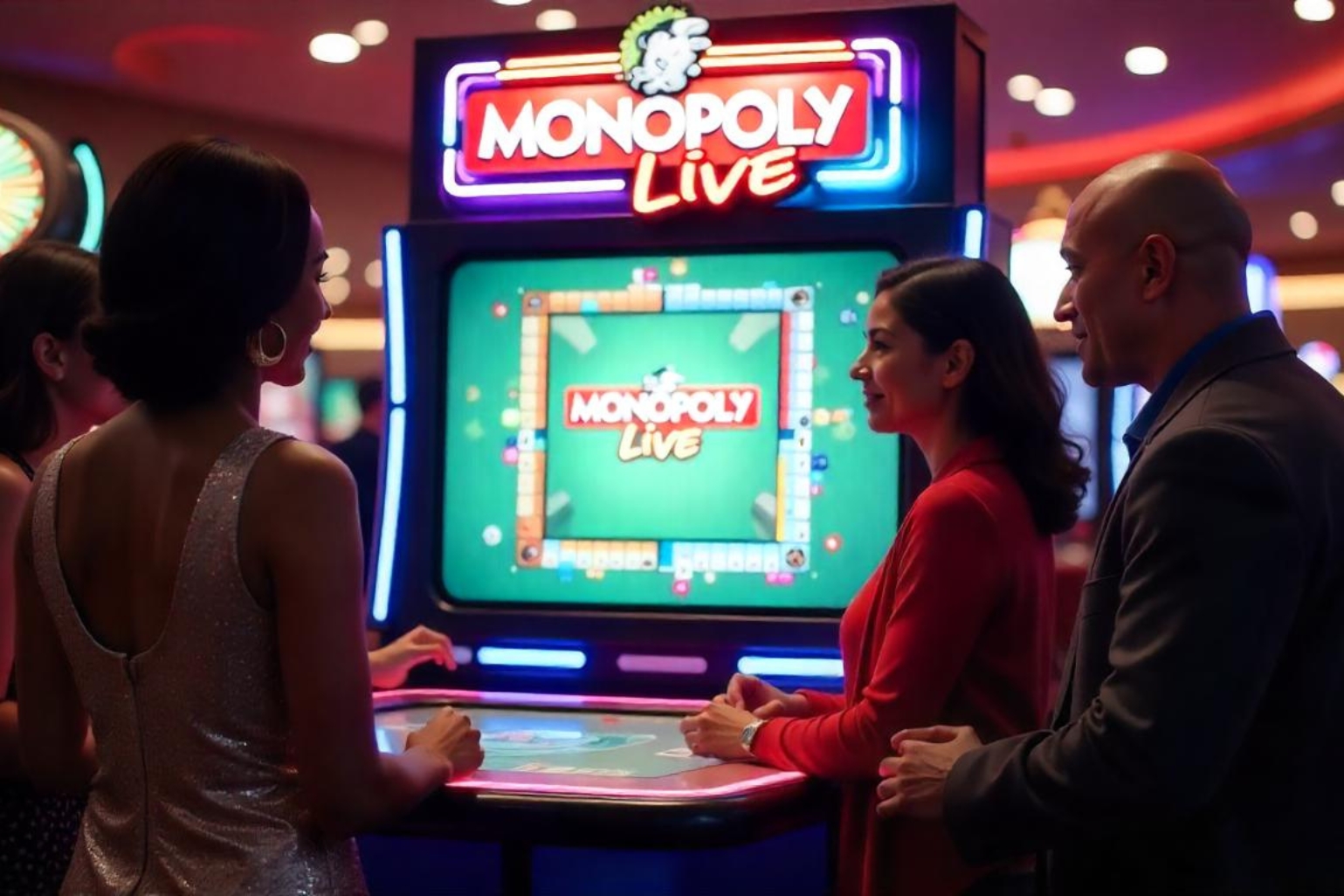 Monopoly Live is a vibrant casino game with an engaging wheel and lively gameplay.