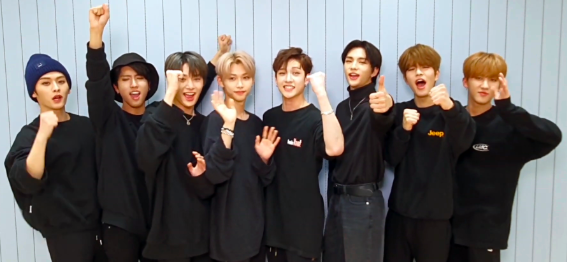 This contains an image of Stray Kids
