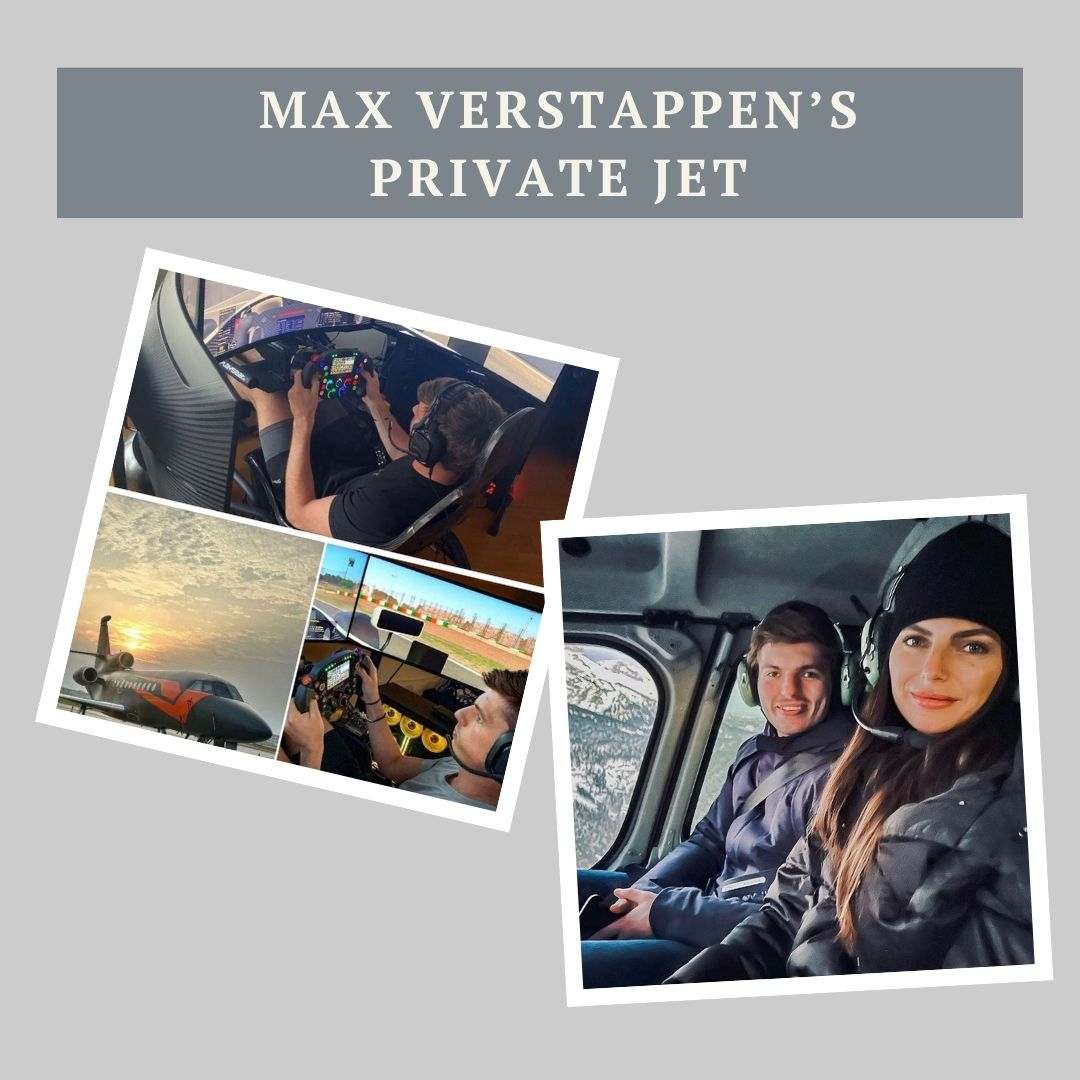 Max Verstappen’s Private Jet
