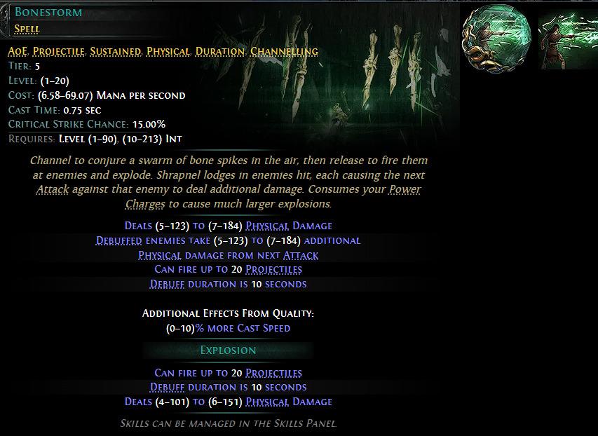 POE 2 Bonestorm