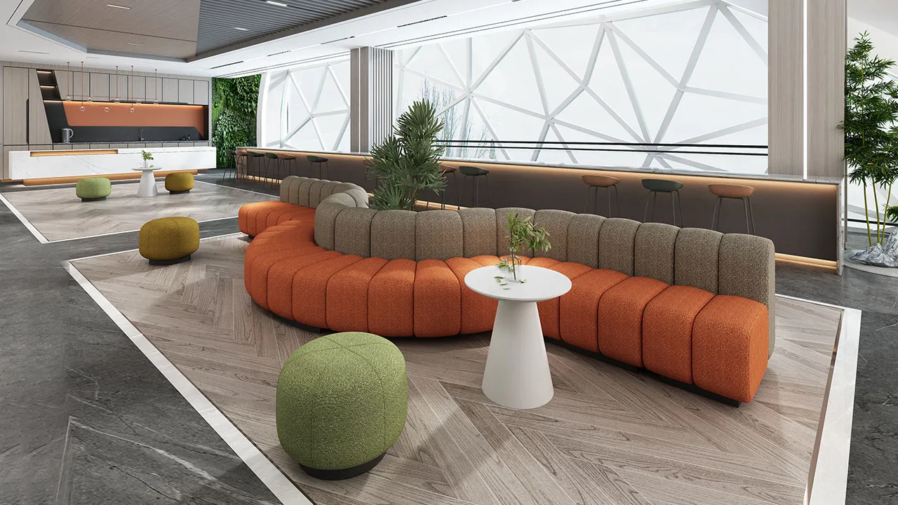 Cloud Fabric Modular Sofa