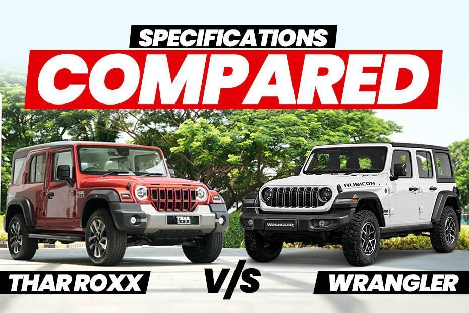 Mahindra Thar Roxx vs Jeep Wrangler