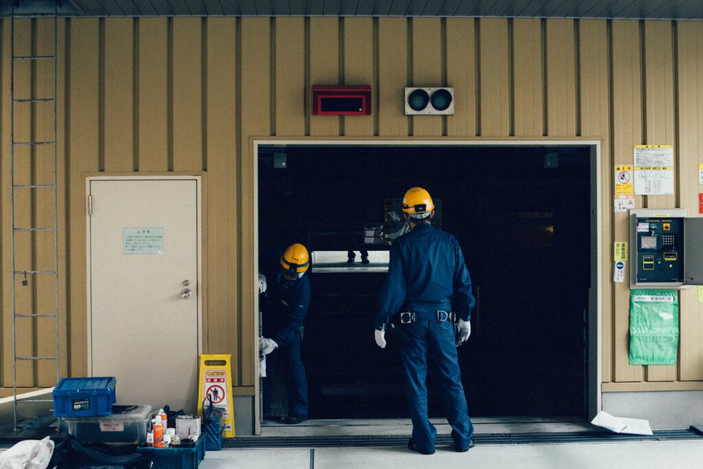 open garage door manually from outside