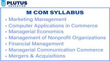 m com syllabus 1st year
