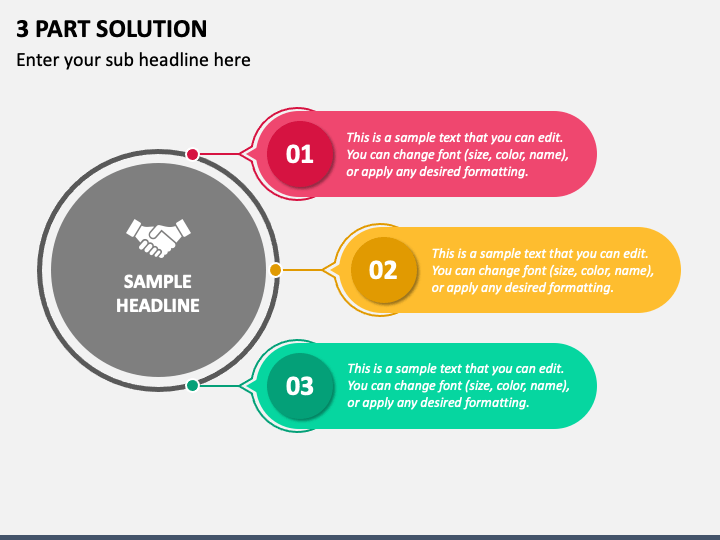 3 Part Solution Slide