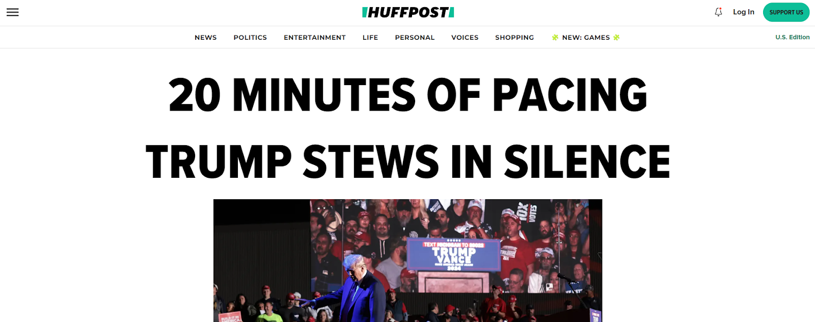 HuffPost - one of the best example blogs that make money