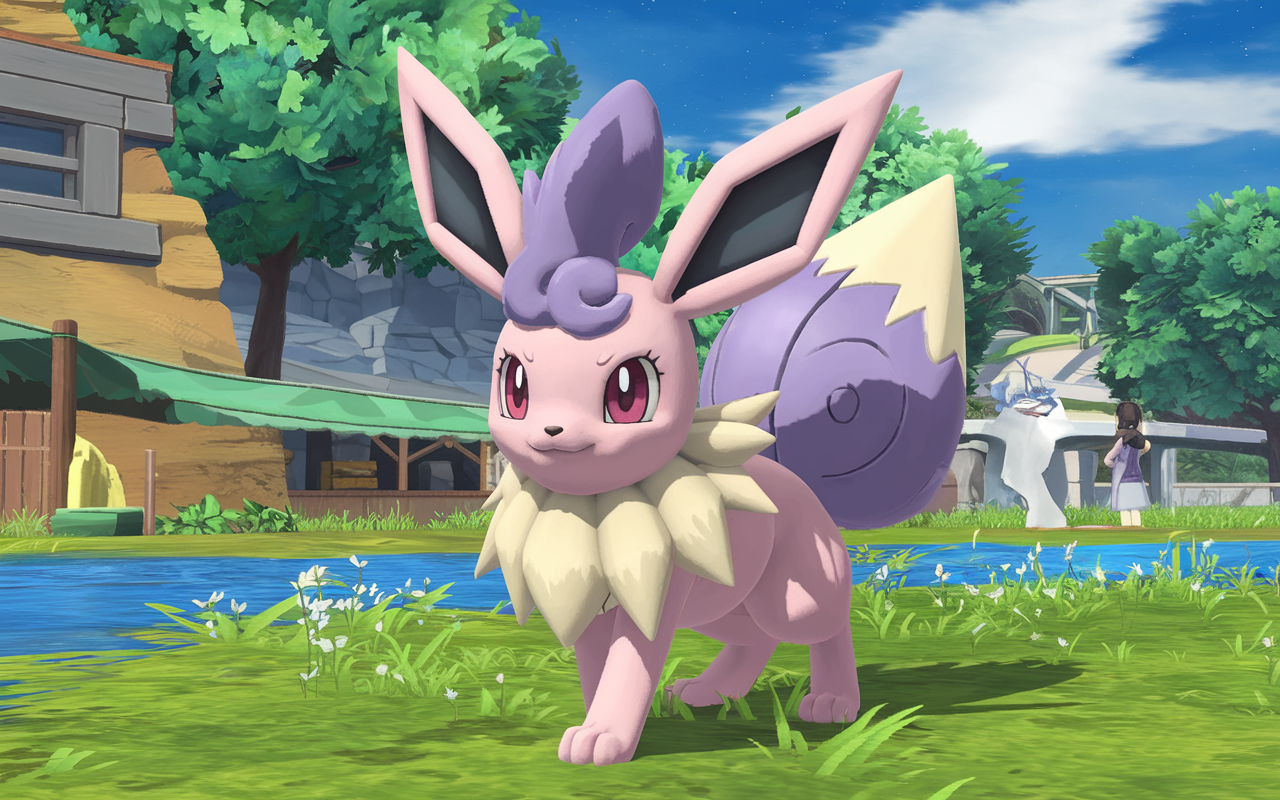 Miette’s Shiny Sylveon and Shiny Sylveon in Pokémon Sword