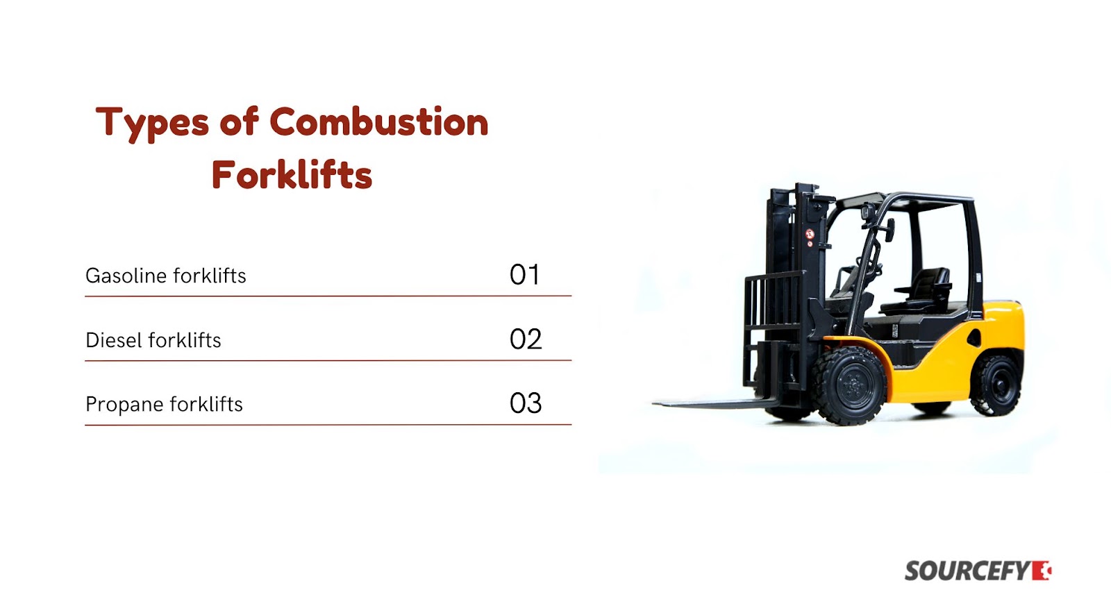 Types of Combustion Forklifts