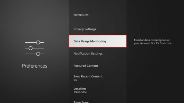 data usage monotoring