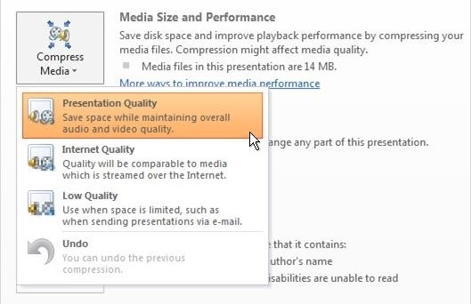 Media Size and Performance 1