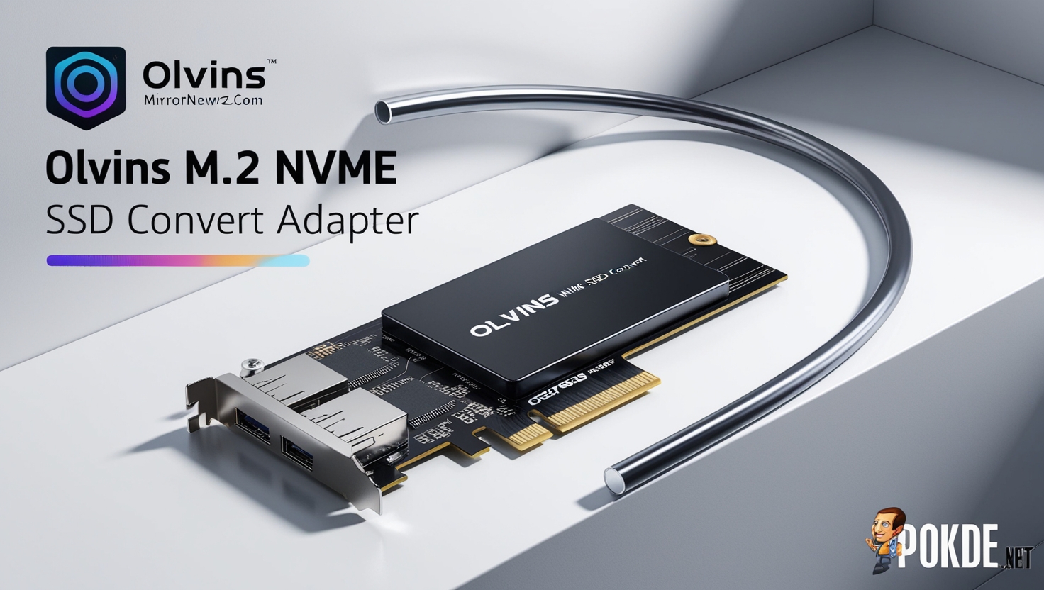 Olvins M.2 NVMe SSD Convert Adapter Card