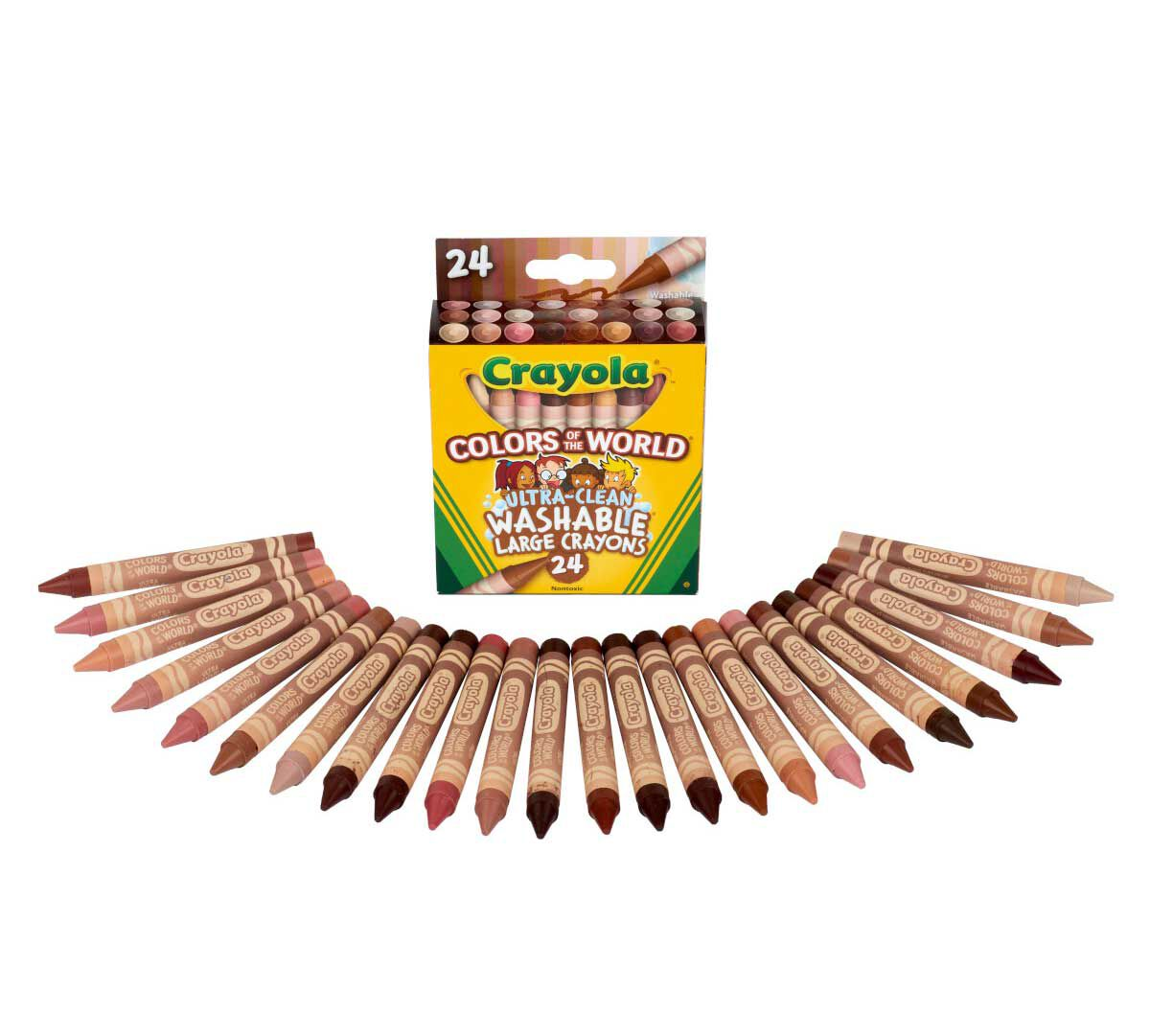 Box of Crayola Crayons: Colors of the World