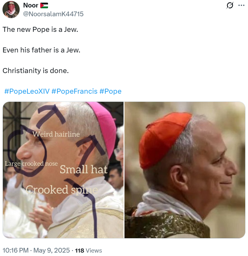 The new Pope is a Jew. Even his father is a Jew. Christianity is done.