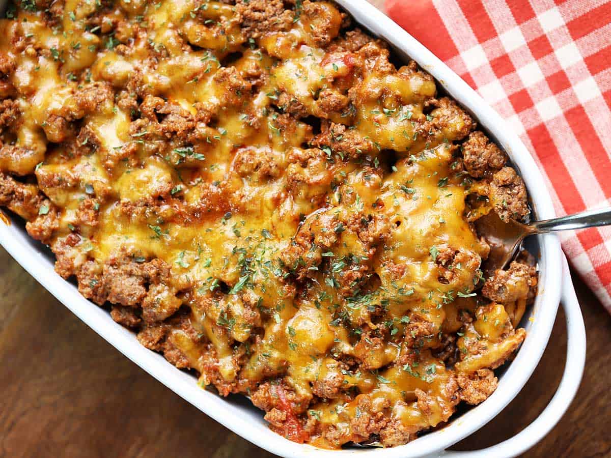 Keto Cheeseburger Casserole