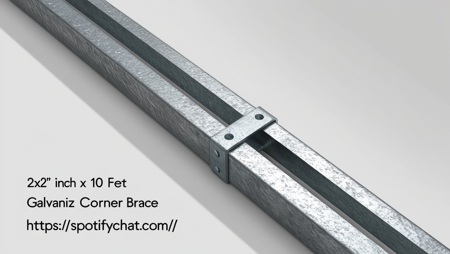 2x2 inch x 10 feet 16 gauge galvanized corner brace