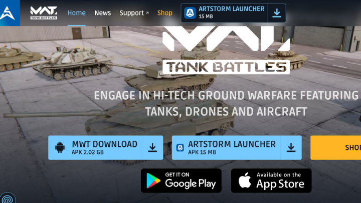 MWT Tank Battles on Art Storm- The official developer