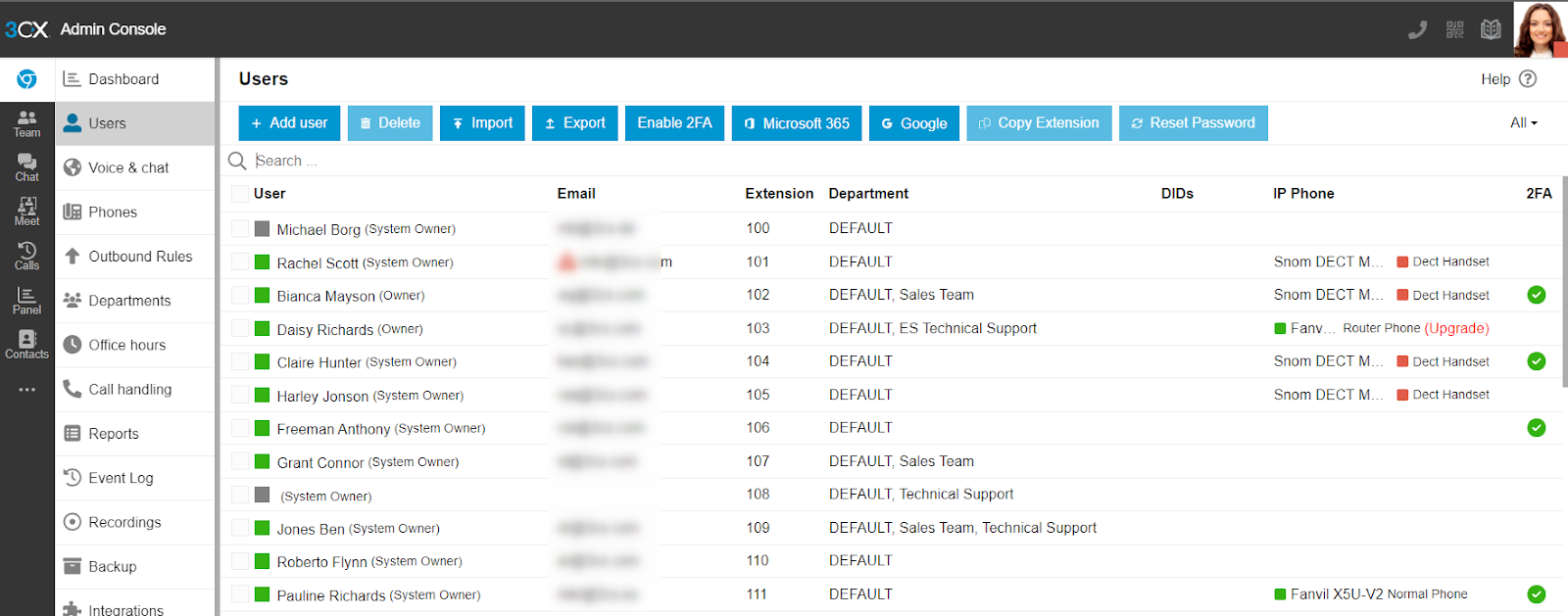 Updating Firmware via 3CX Admin Console