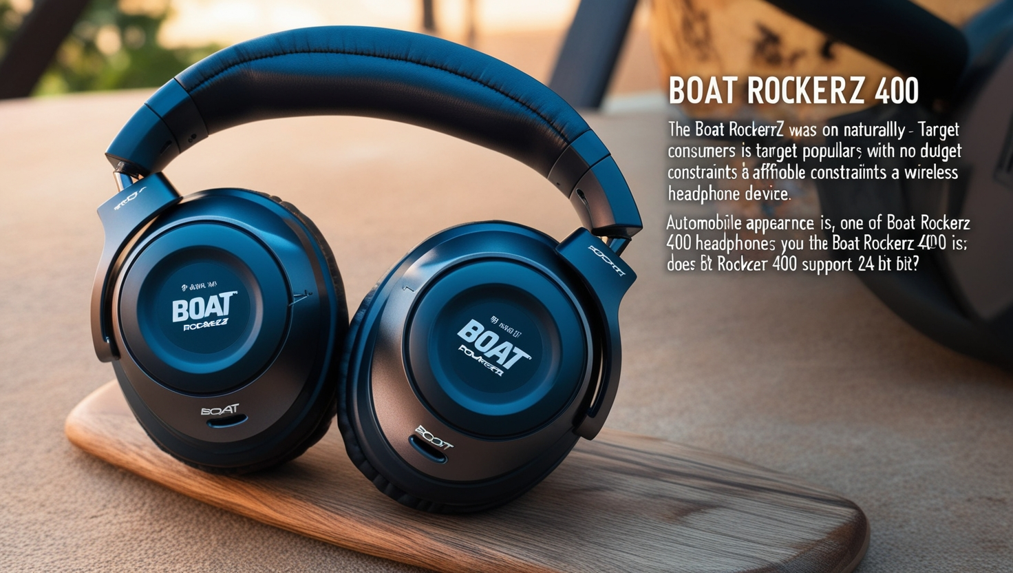 Does Boat Rockerz 400 Support 24 bit
