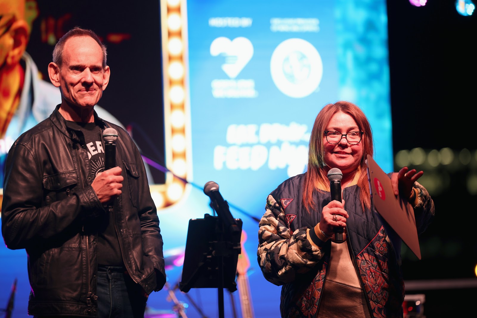 Rachael Ray and Randy Fisher at the Blue Moon Burger Bash: Champions vs. Challengers in New York City on October 18, 2024 | Source: Getty Images