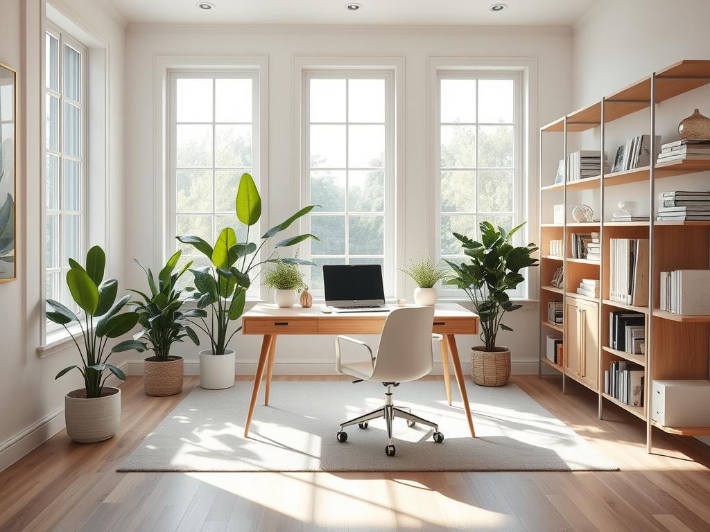 natural light home office