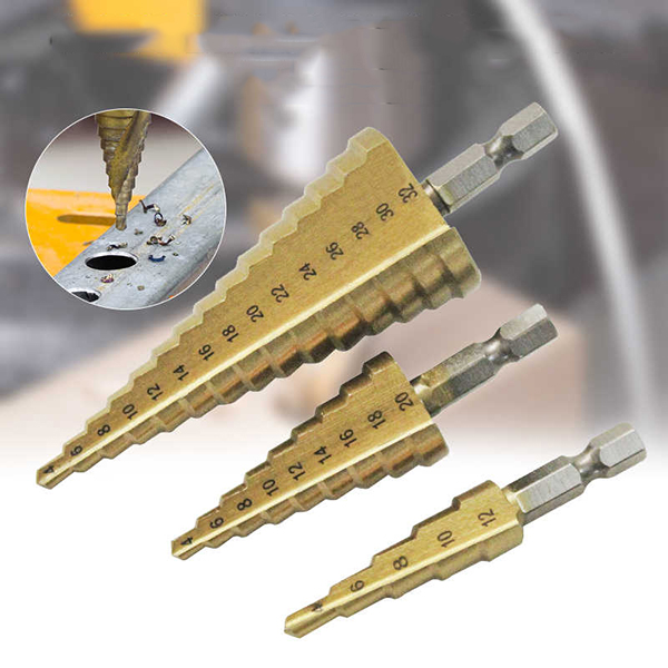 Minh họa các bước bảo quản mũi khoan tháp: vệ sinh sạch sẽ và cất giữ trong hộp chuyên dụng.