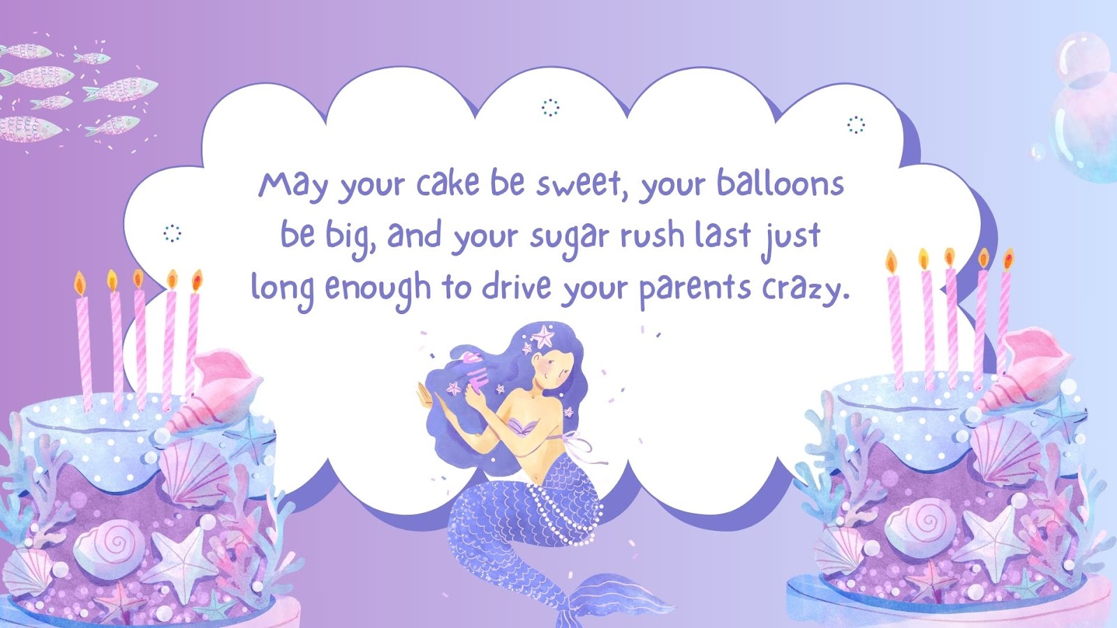 Cute and funny wishes for younger granddaughters.