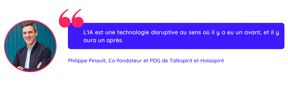 Citation de Philippe P issue du webinaire sur les risques de l'IA