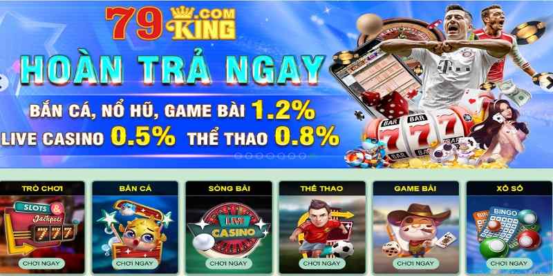 Giới thiệu sảnh cược casino 79King