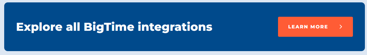 BigTime time expense software integrations