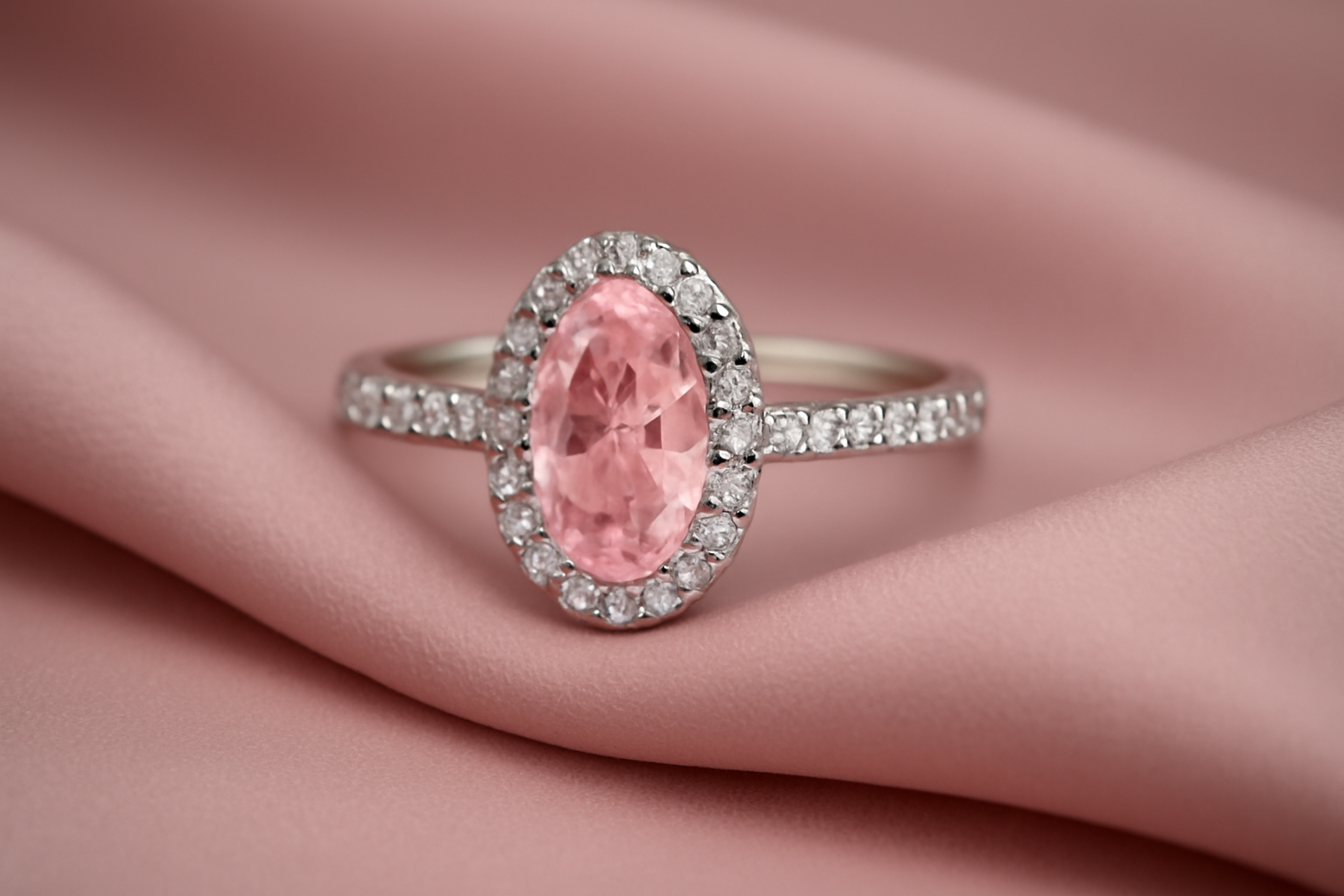  Pink Diamond Engagement Ring
