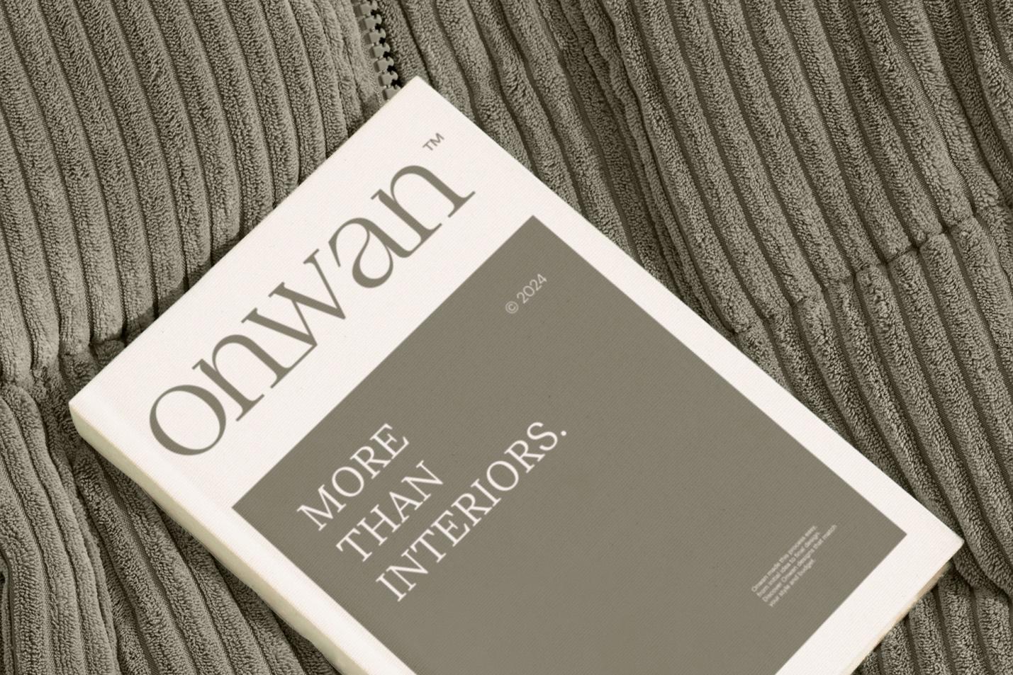 Artifact from the Onwan Interiors: A Branding Journey Rooted in Simplicity and Elegance article on Abduzeedo