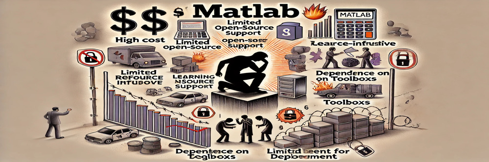 MATLAB's disadvantages.