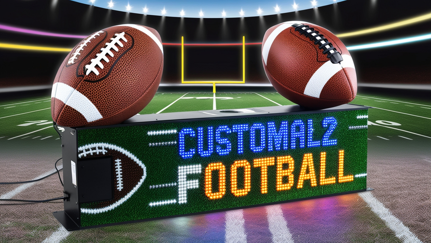 Customizable Football LED Signs
