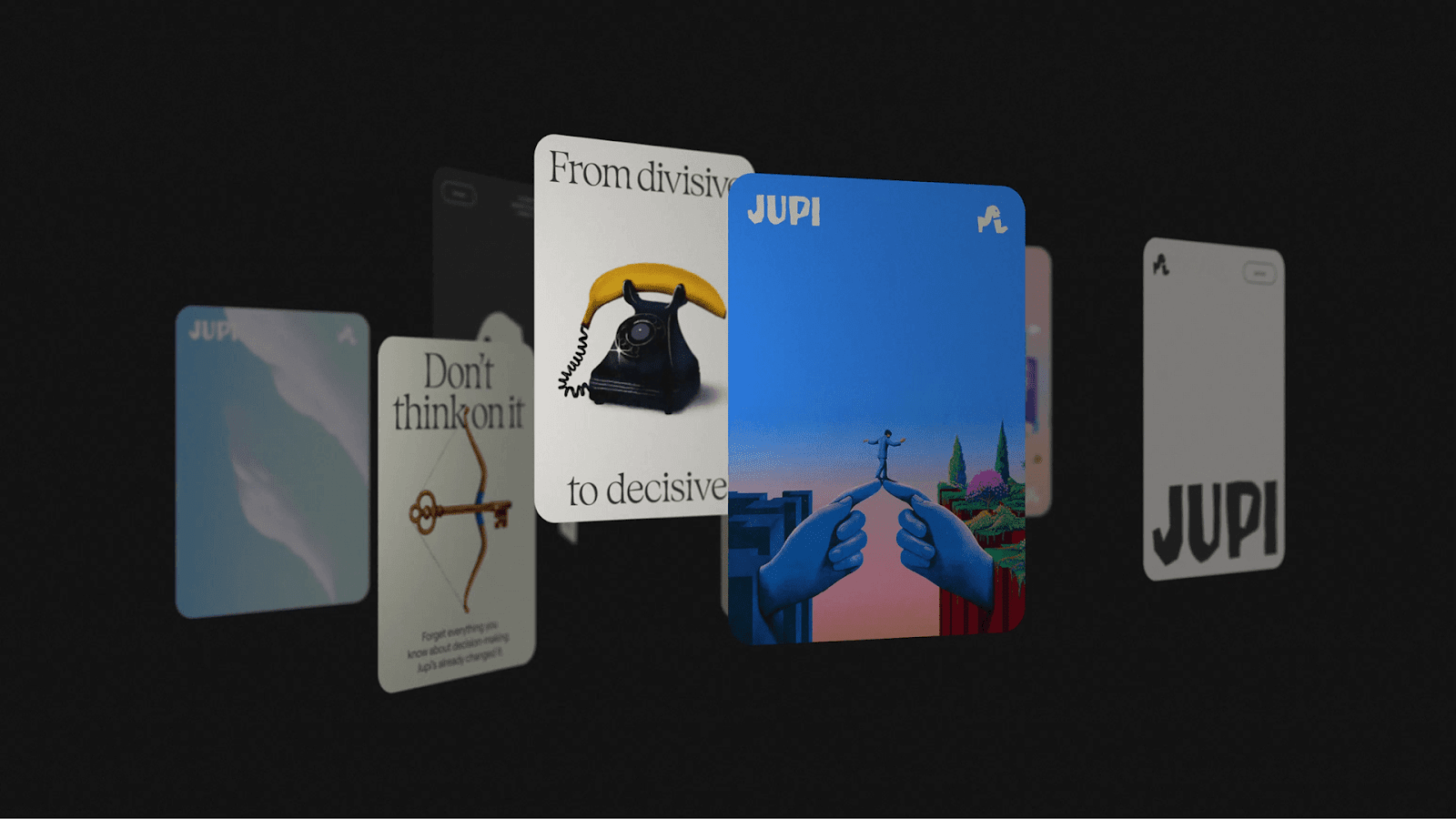 Image from the Jupi: Surreal Simplicity in Branding & Visuals article on Abduzeedo