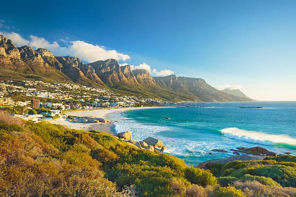 Twelve Apostles Mountain In Camps Bay Cape Town South Africa Stock Photo - Download Image Now - iStock