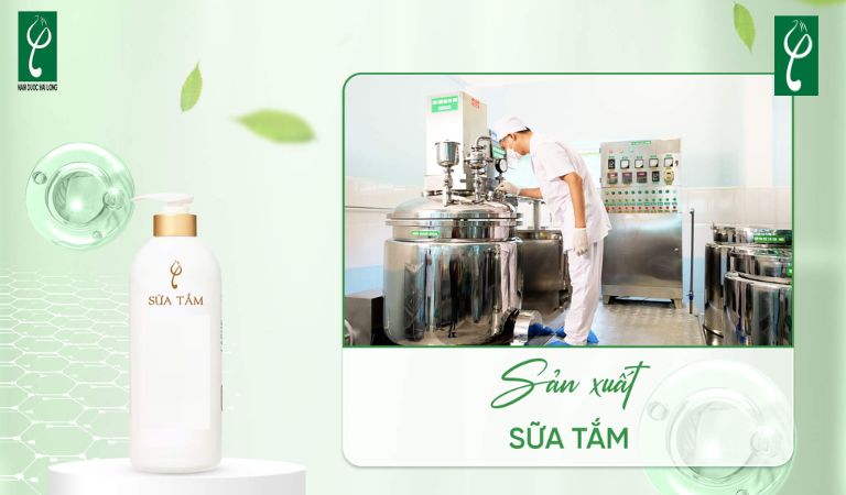 Nam dược Hải Long gia công sữa tắm cho nam theo tiêu chuẩn CGMP