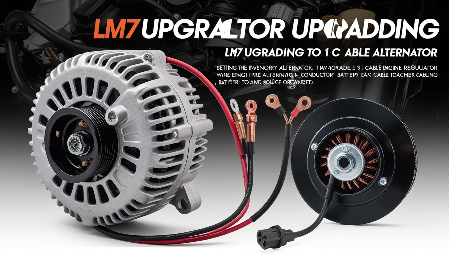 LM7 upgrading to 1 cable alternator