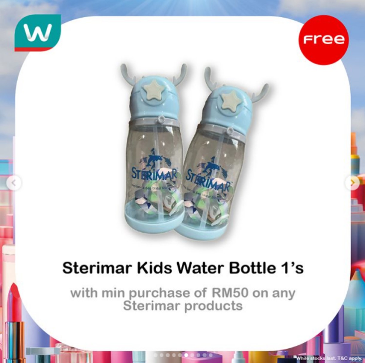 Watsons Sterimar Kids Water Bottle