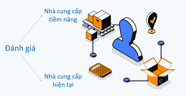 Hình ảnh hướng dẫn so sánh giữa các nhà cung cấp hiện tại và tiềm năng