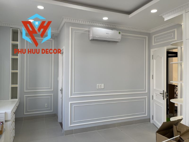 Phào chỉ nhựa được thiết kế đa dạng phù hợp với nhiều không gian nội thất