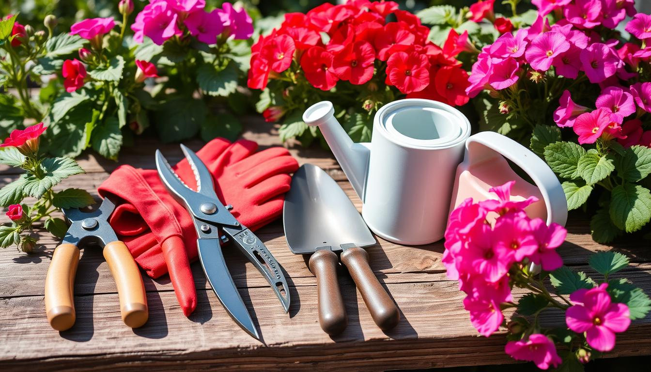 geranium pruning tools