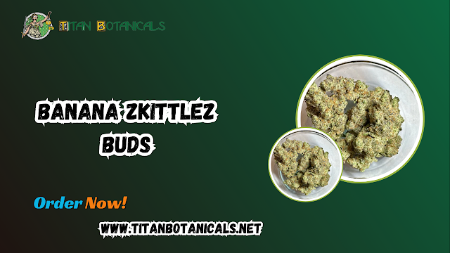 Banana Zkittlez Buds: Premium THCa Flower by Titan Botanicals