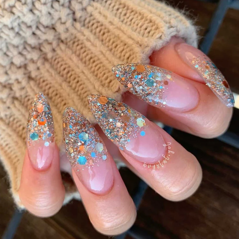 Glitter Dip Nails